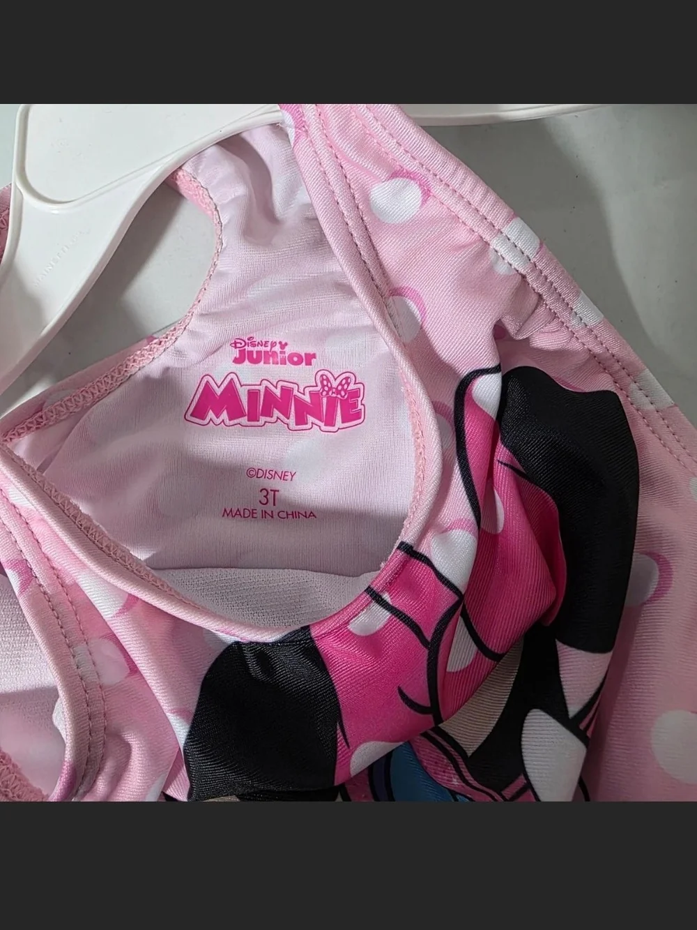Disney Pink Polka Dot Minnie Mouse 2-Piece Swim Bikini